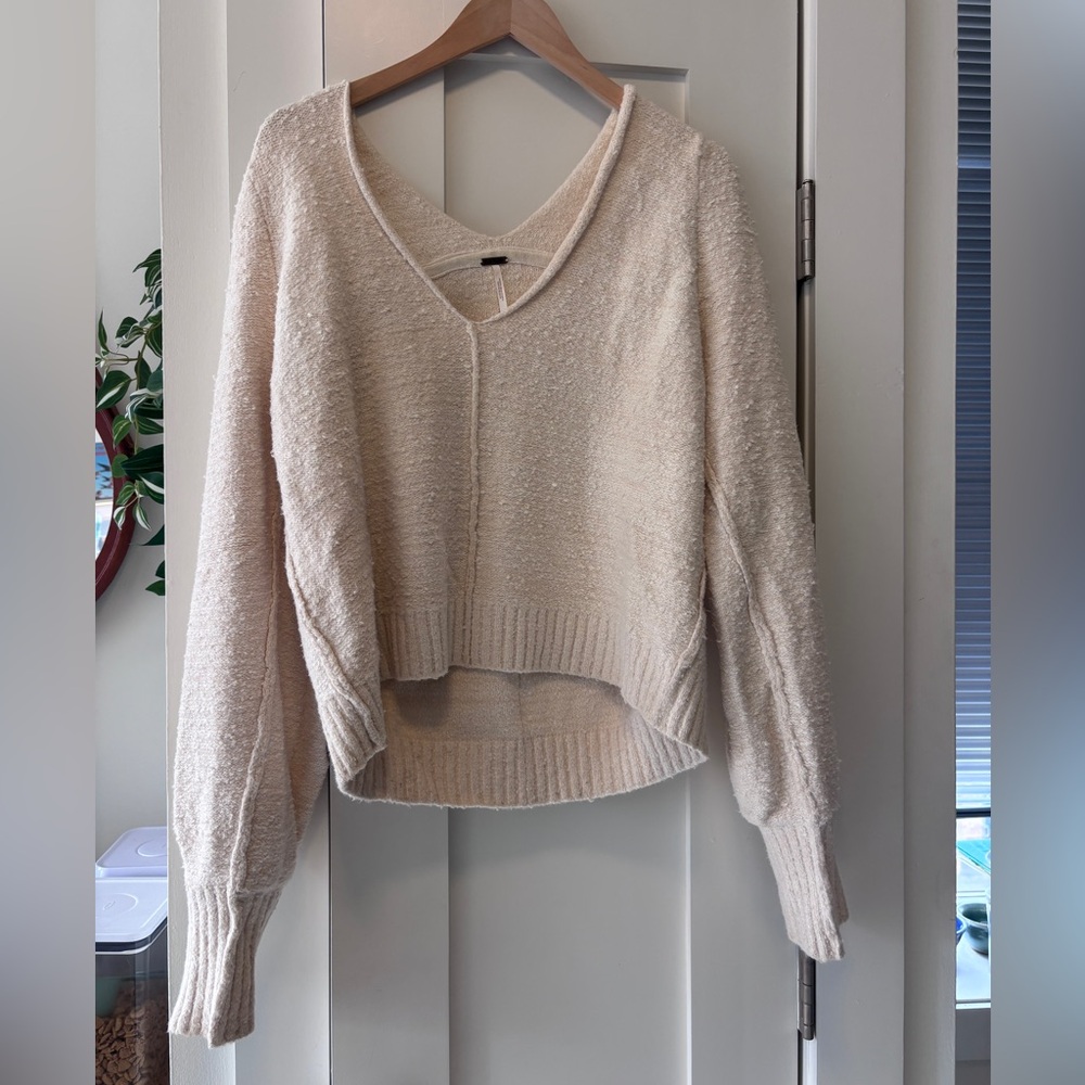 Free people cream sweater